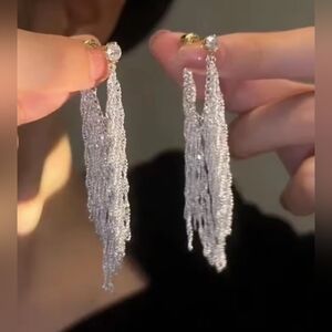 Elegant Silver Dangle Earrings